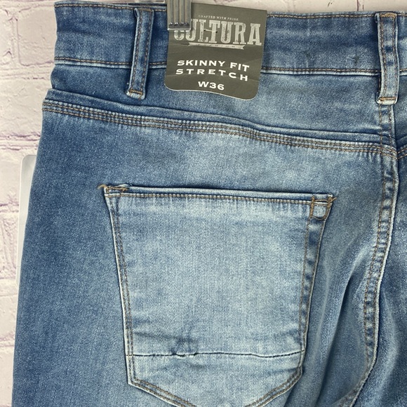 Cultura Men's Skinny Blue Jeans. Size: 36 - Picture 11 of 14